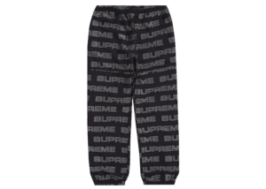 Supreme Logo Ripstop Track Pant Zwart