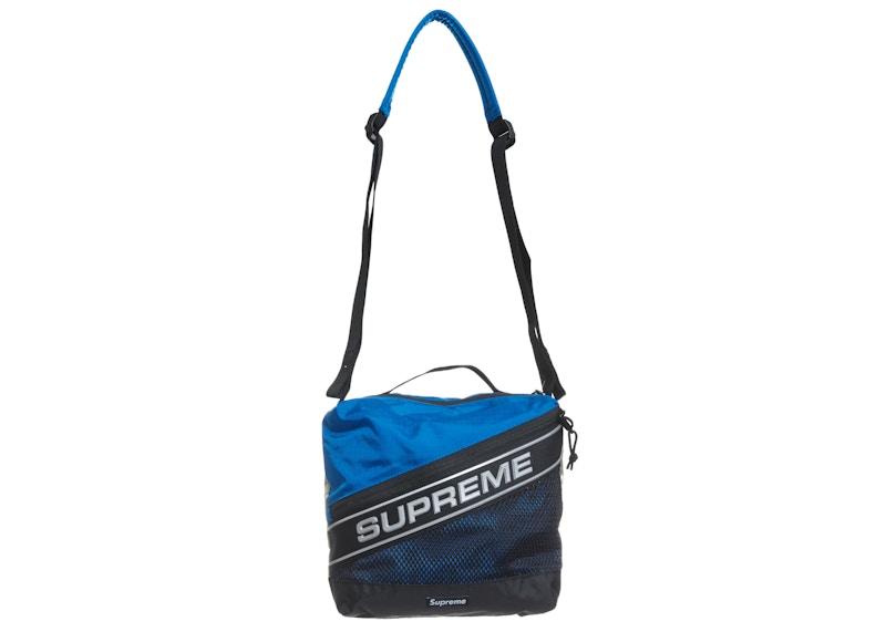 Supreme Logo Shoulder Bag Blauw