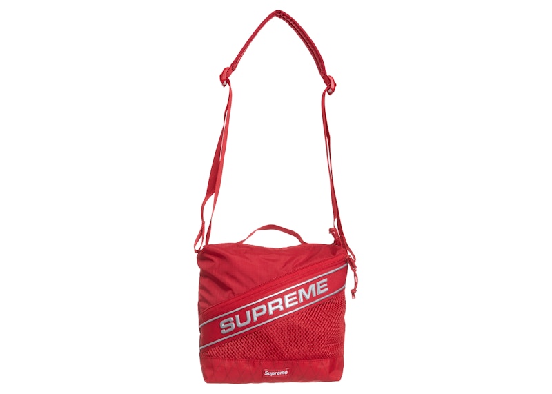 Supreme Logo Shoulder Bag Rood