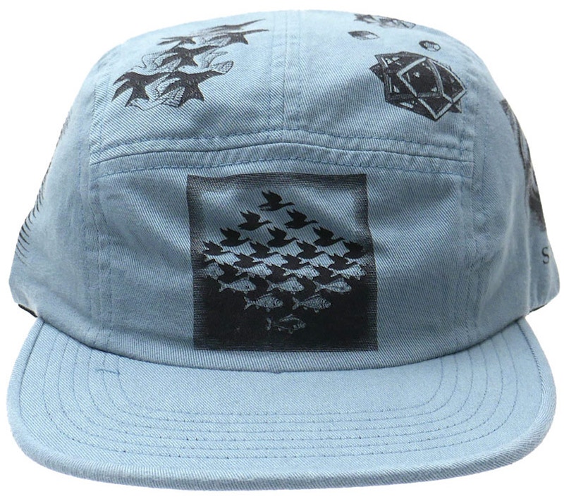 Supreme MC Escher Camp Cap Slate