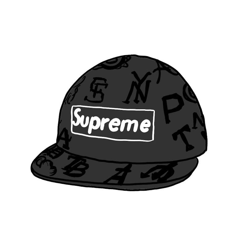 Supreme MLB New Era Zwart