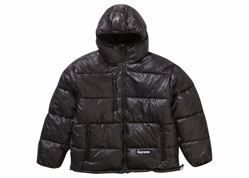 Supreme Madras Reversible WINDSTOPPER Puffer Jacket Zwart