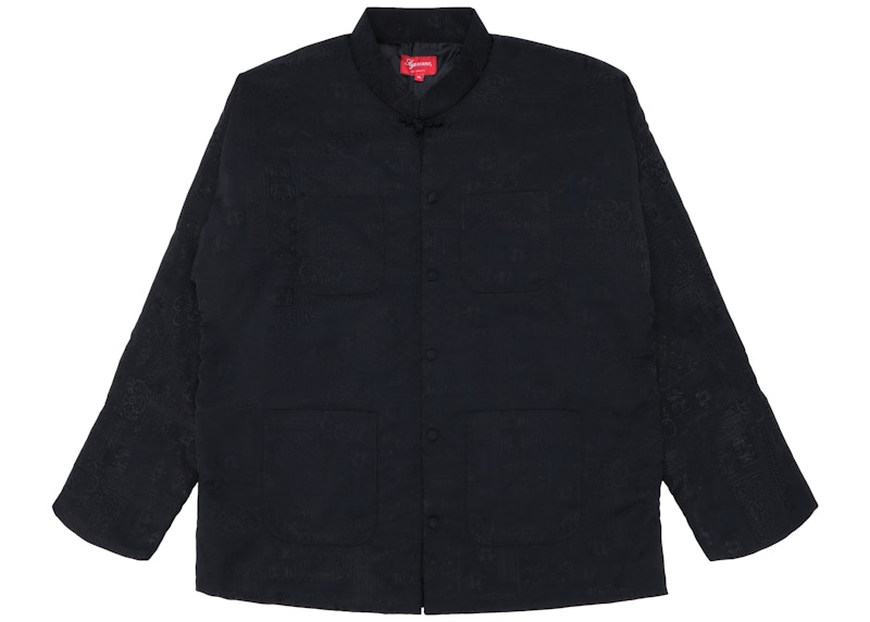 Supreme Mandarin Jacket Zwart