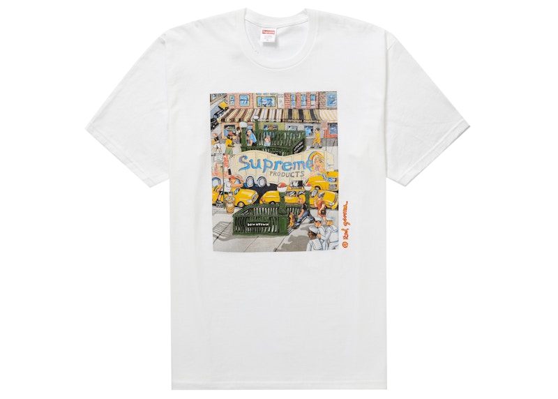 Supreme Manhattan Tee Wit