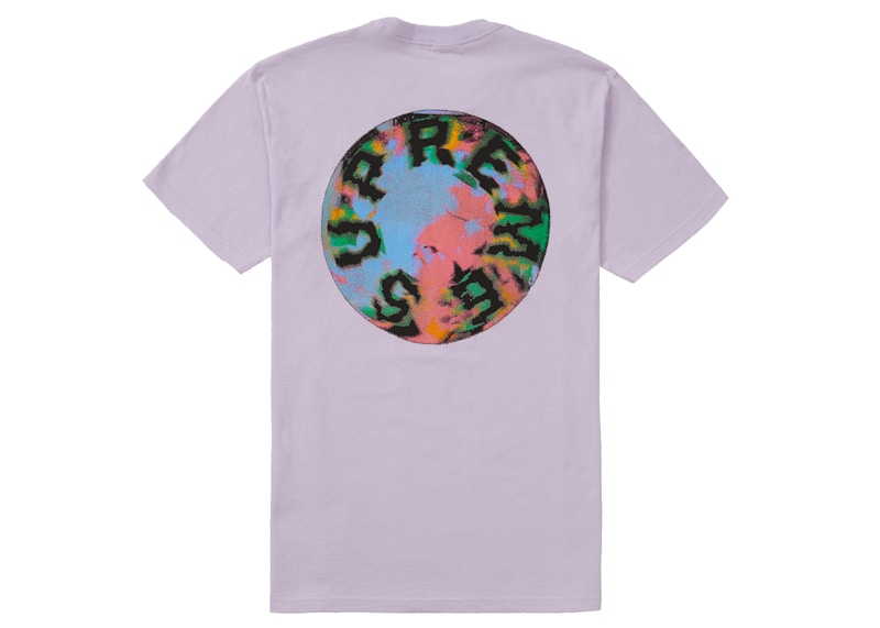 Supreme Marble Tee Light Paars