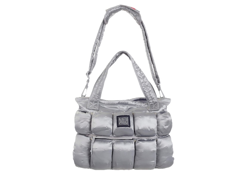 Supreme Marithé + François Girbaud Pokachu Puffer Tote Bag Zilver