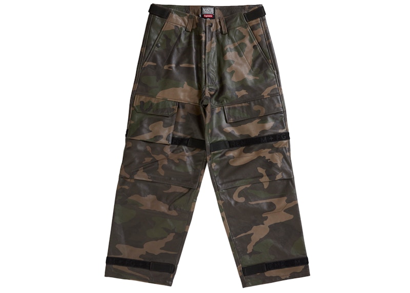 Supreme Marithé + François Girbaud Shuttle Tape Leather Cargo Pant Camo