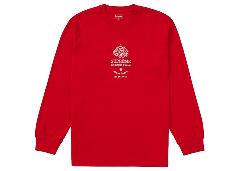 Supreme Marrakech L/S Top Rood