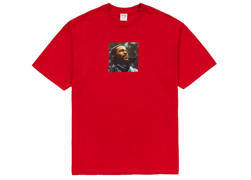 Supreme Marvin Gaye Tee Rood