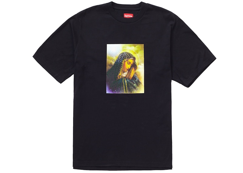Supreme Mary Rhinestone Top Zwart