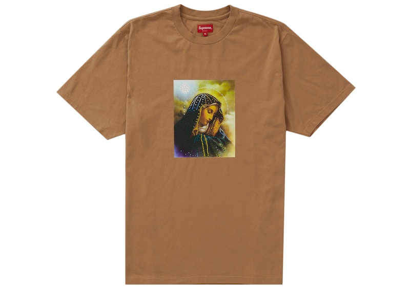 Supreme Mary Rhinestone Top Tan