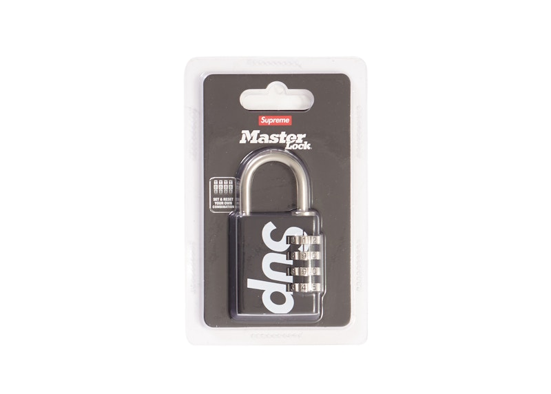 Supreme Masterlock Numeric Lock Zwart