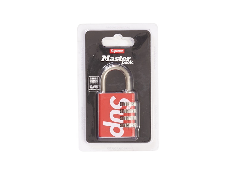 Supreme Masterlock Numeric Lock Rood