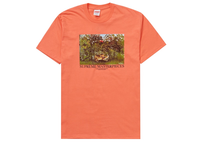 Supreme Masterpieces Tee Neon Oranje