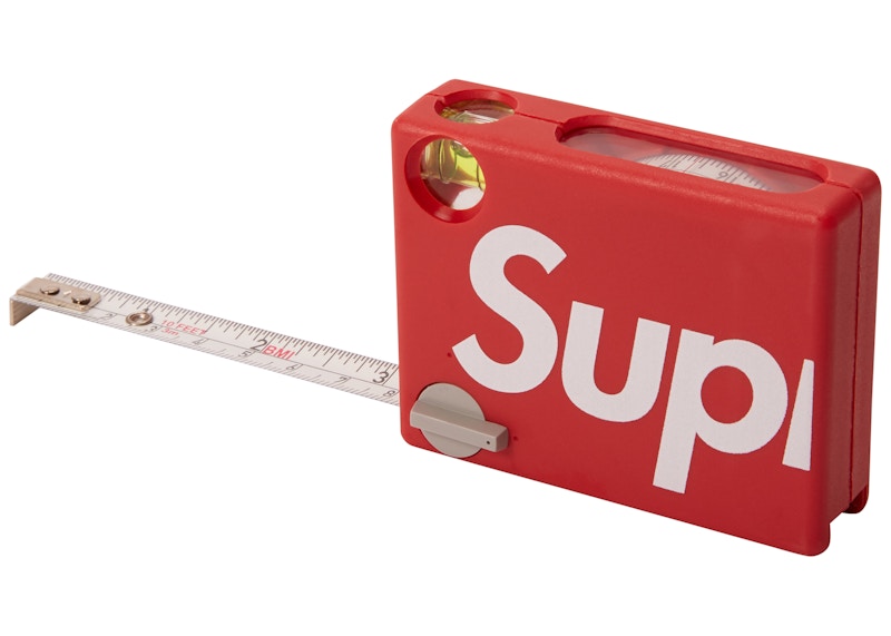 Supreme Measuring Tape Rood