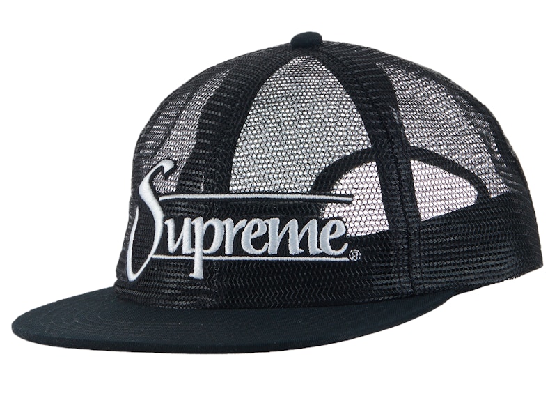Supreme Mesh 6-Panel Zwart