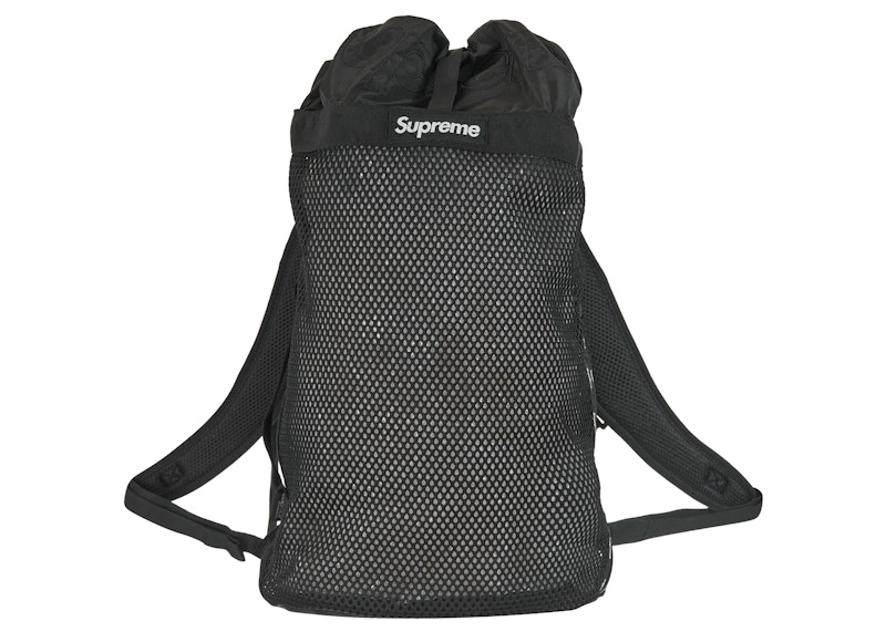Supreme Mesh Backpack Zwart