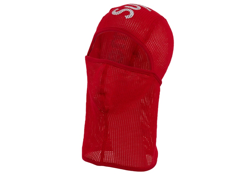 Supreme Mesh Lightweight Balaclava Rood