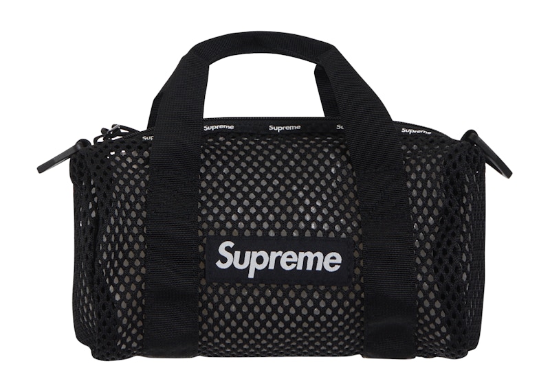 Supreme Mesh Mini Duffle Bag Zwart