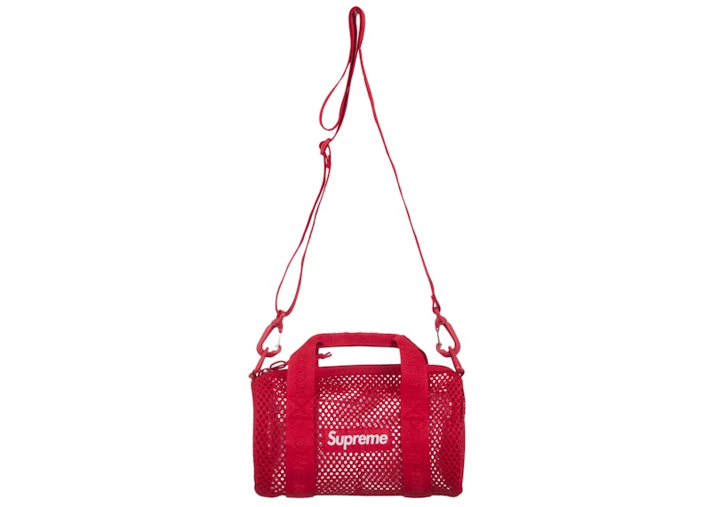 Supreme Mesh Mini Duffle Bag Rood
