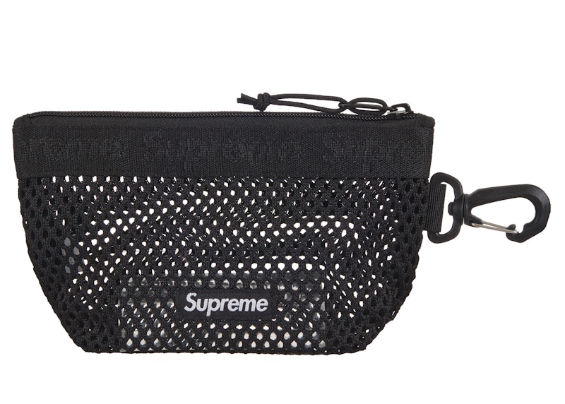 Supreme Mesh Mini Pouch Zwart
