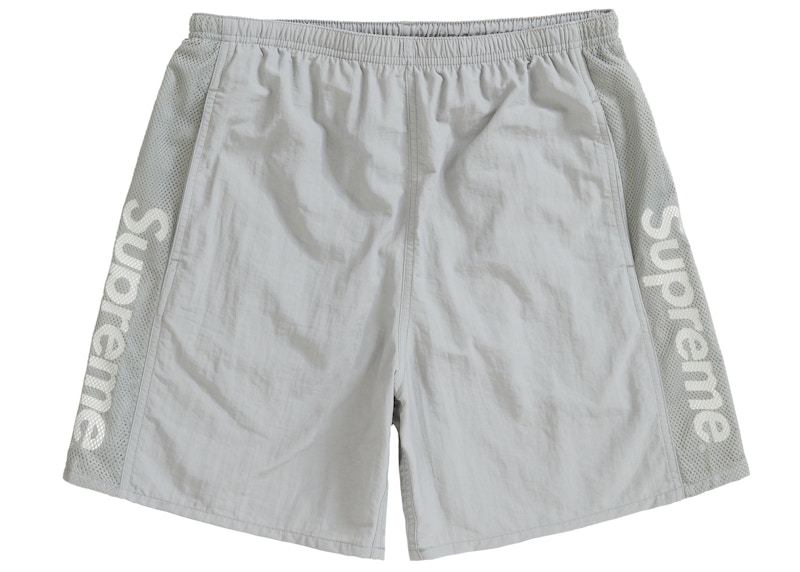 Supreme Mesh Panel Water Short Grijs