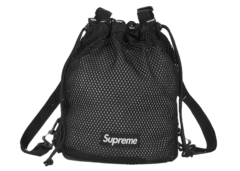 Supreme Mesh Small Backpack Zwart