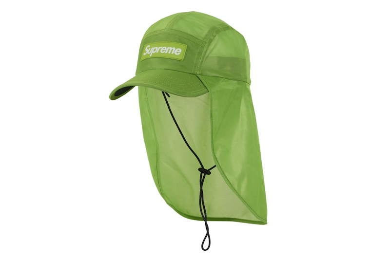 Supreme Mesh Sunshield Camp Cap Lime Groen