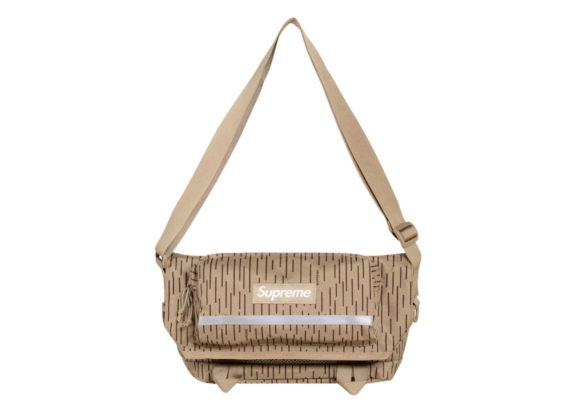 Supreme Messenger Bag Tan Raindrop