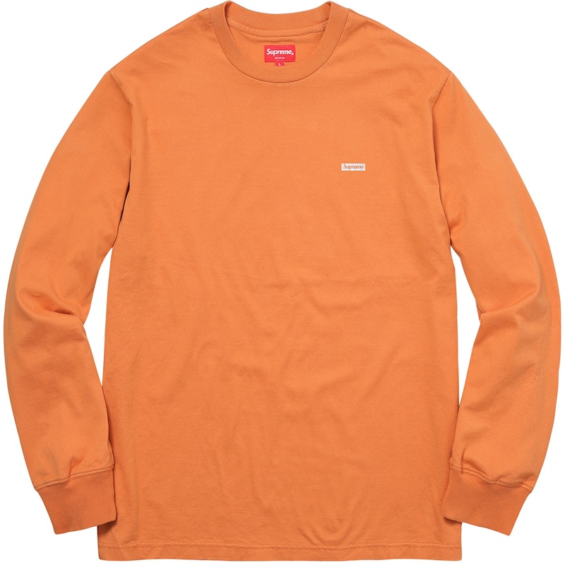 Supreme Metallic Box Logo /S Tee Light Oranje
