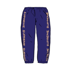 Supreme Metallic Rib Sweatpant Dark Royal