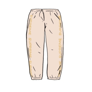 Supreme Metallic Rib Sweatpant Natural