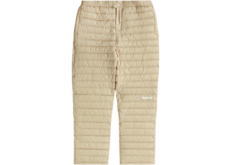Supreme Micro Down Pant Tan