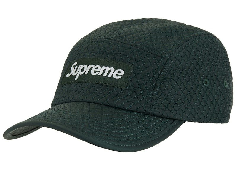 Supreme Micro Quilted Camp Cap Pine