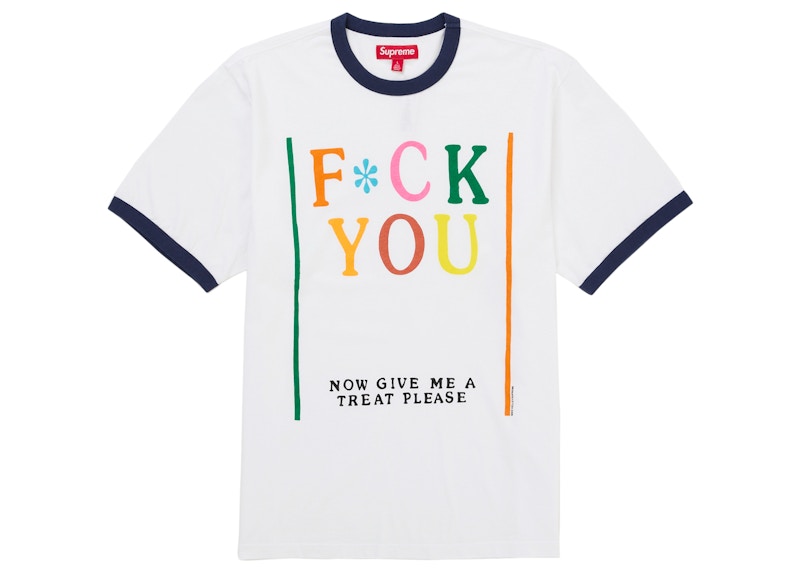 Supreme Mike Kelley Ringer Tee Wit