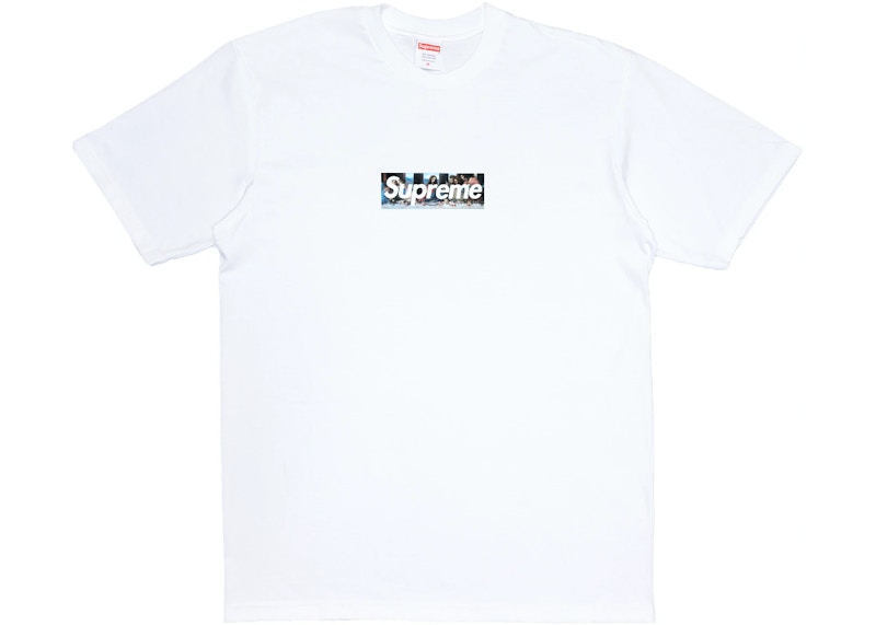 Supreme Milan Box Logo Tee Wit