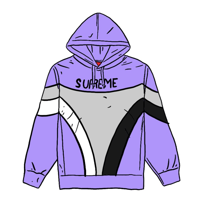 Supreme Milan Hooded Sweatshirt Light Violet