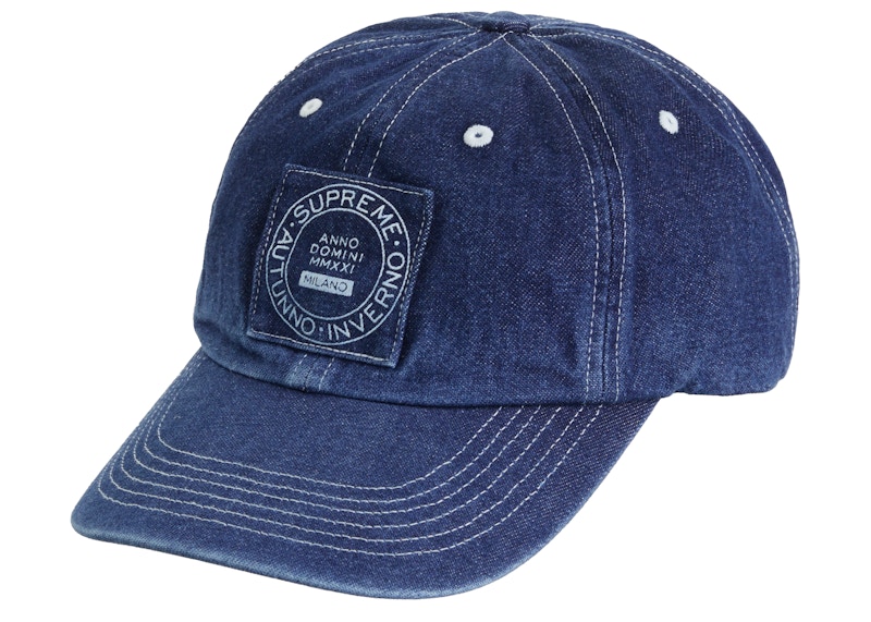 Supreme Milano Patch 6-Panel Blauw
