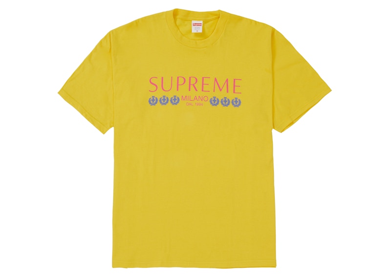 Supreme Milano Tee Geel