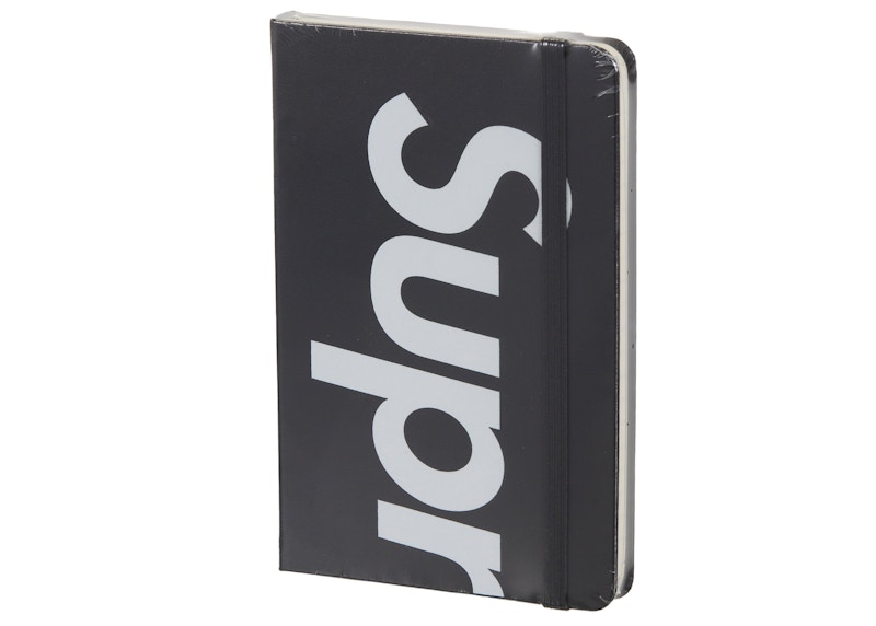 Supreme Moleskin Pocket Notebook Zwart
