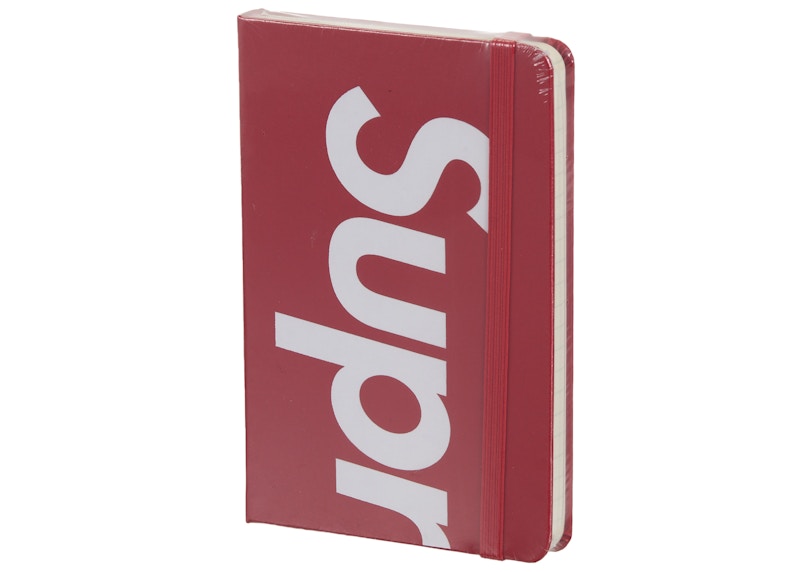 Supreme Moleskin Pocket Notebook Rood