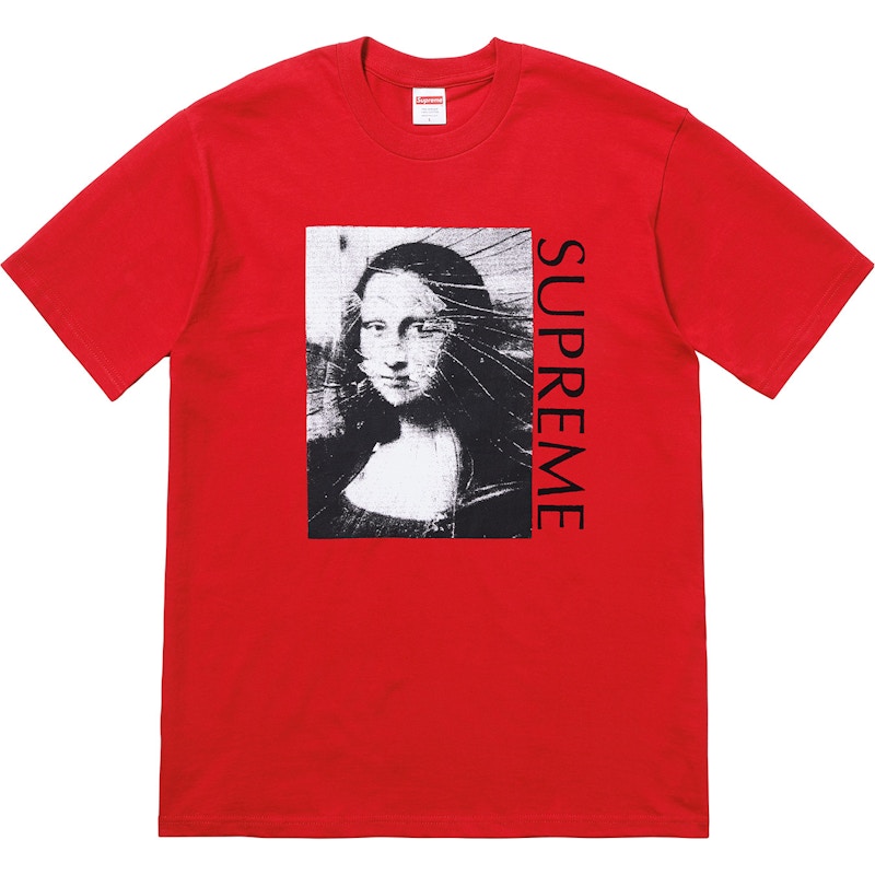 Supreme Mona Lisa Tee Rood