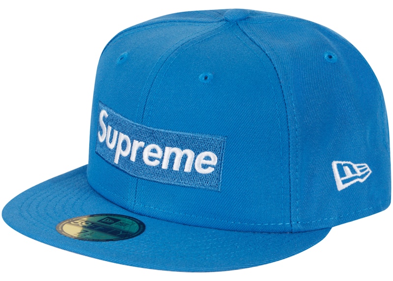 Supreme Money Box Logo New Era Light Blauw