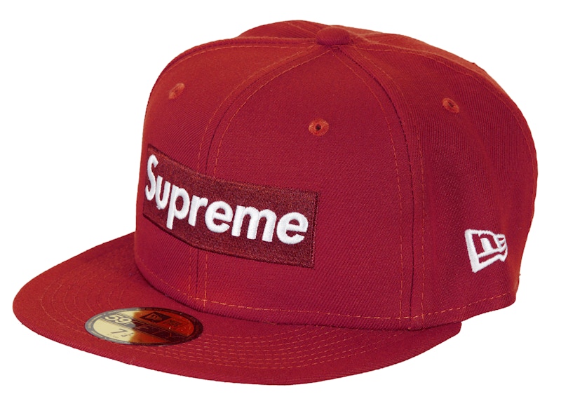 Supreme Money Box Logo New Era Rood
