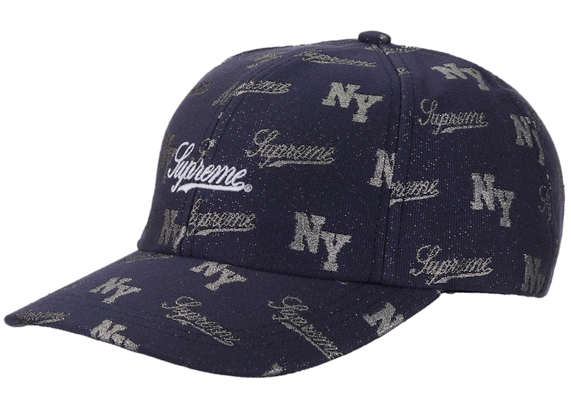 Supreme Monogram 6-Panel Blauw