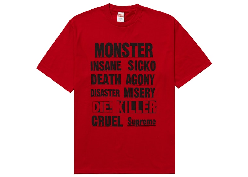 Supreme Monster Tee Rood
