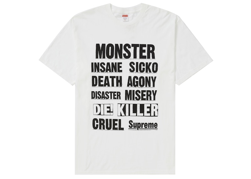 Supreme Monster Tee Wit