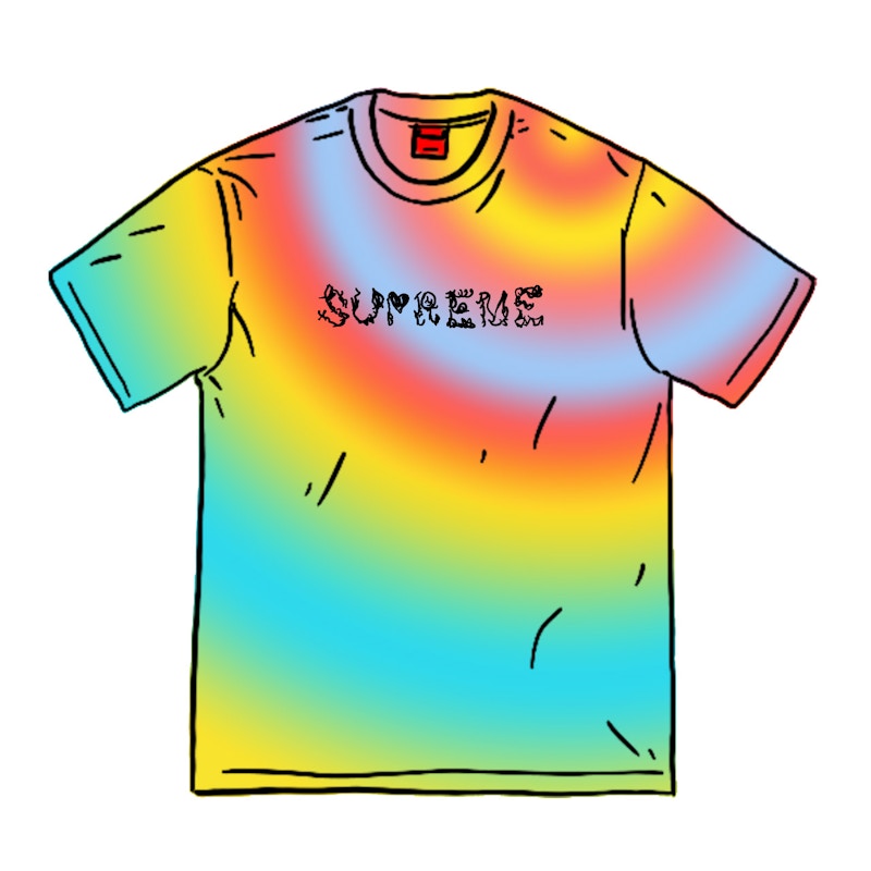 Supreme Morph Tee Tie Dye