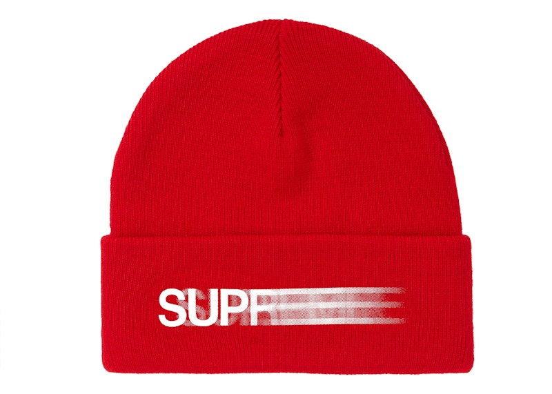 Supreme Motion Logo Beanie Rood