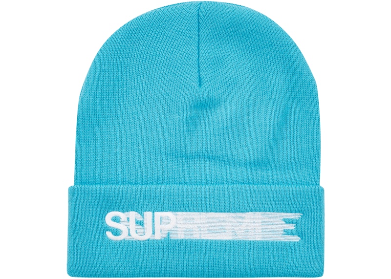 Supreme Motion Logo Beanie Bright Blauw